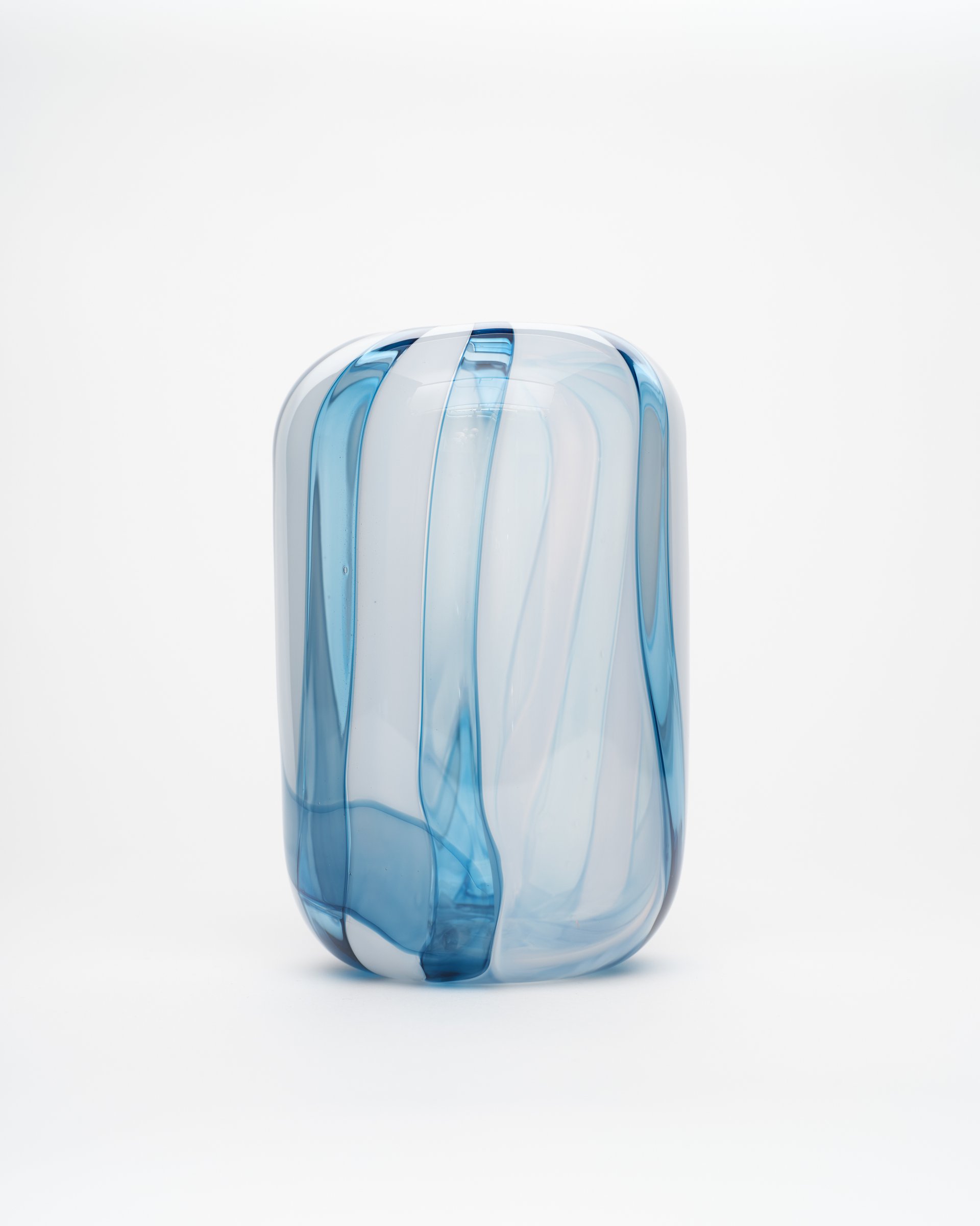 Blue Ice Vase 6