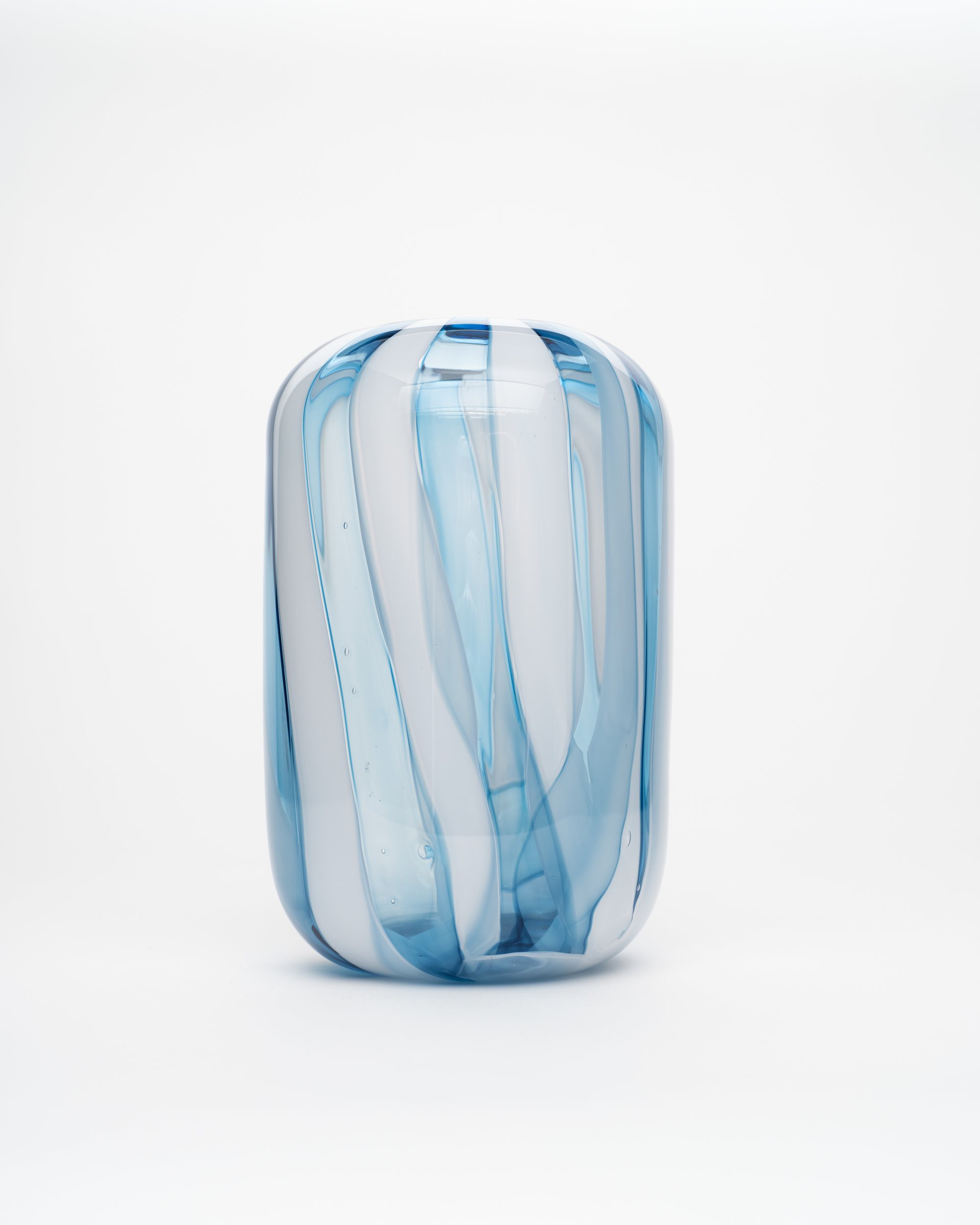 Blue Ice Vase 6
